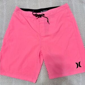 Hurley Pink Men Swim Board Shorts